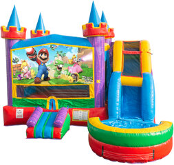 <b>Mario Castle Combo</b><br><small>Wet or Dry • Inflatable Combo</small>