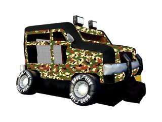 Military Truck Bounce House