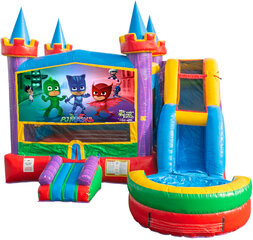 <b>PJ Mask Castle Combo</b><br><small>Wet or Dry • Inflatable Combo</small>