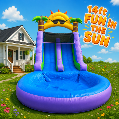 Fun in the Sun 14 ft Water Slide