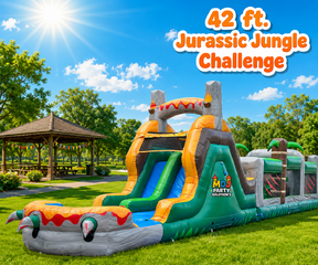 42ft Obstacle Course Jurassic Jungle Challenge