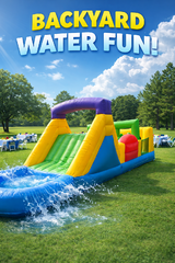 The Rapid Run 22 ft. Obstacle Course WET/DRY