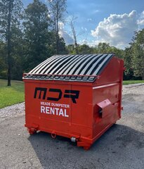8 Yard Dumpster (Driveway Friendly) 

Residential Household items and Yard Waste only, NO construction materials.