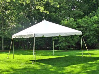 15x15 White Canopy Tent
