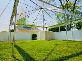 20x20 Burlan Clear Tent