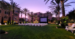 26ft Movie Screen Rental (Projection + Sound)