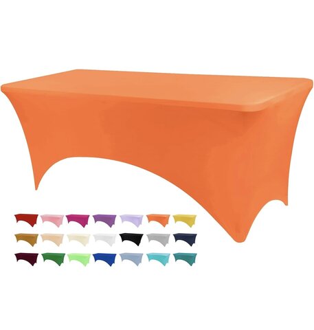 Orange table covers