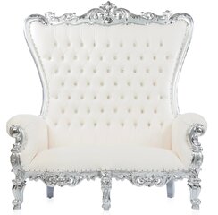 Silver White Double Throne (White/Silver)