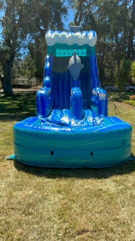 rocket jumpers and event rentals dolphin water slide san jose