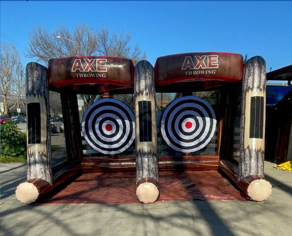 rocket jumper and event rentals axe throwing game rental san jose