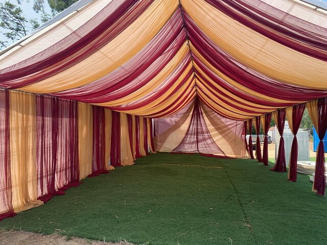 20 x 20 Tent W/ Draping ( 3 Different Color Options)