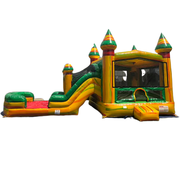 <center><font size= 5 color= DarkOrange > Fiesta Combo </font><font color = ForestGreen  size =3><p> Dual Lane Slide & Basketball Hoop 🏀  </font><br><font color = Gold size=2> Perfect For Ages 8+  </p></font></center>