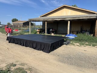 black top stage outdoor 