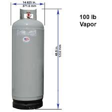 100lb propane tank