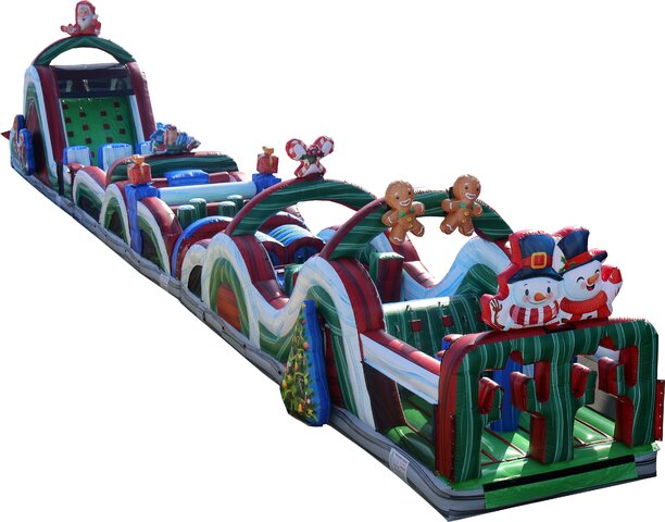 110 ft CHRISTMAS OBSTACLE COURSE