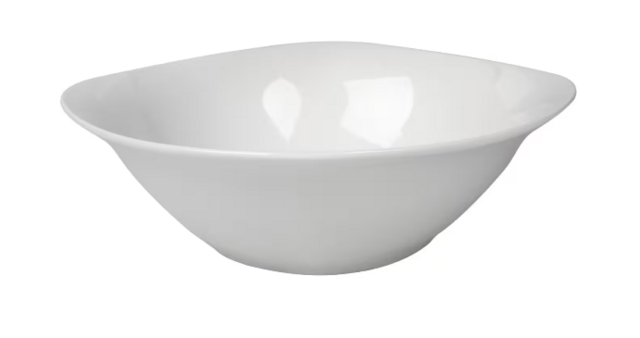 White Square Bowls 8 in