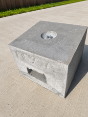 500lb concrete blocks