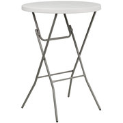 32 INCH ROUND HIGH TOP TABLES