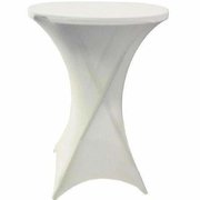 COCKTAIL  WHITE SPANDEX TABLE CLOTHES