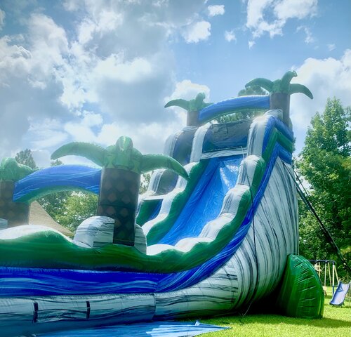 22 FT. Aloha Splash Water Slide with pool