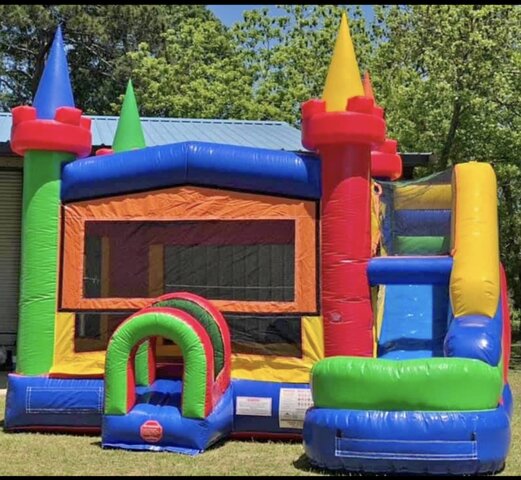 The Fun-nel! Bounce house combo with slide
