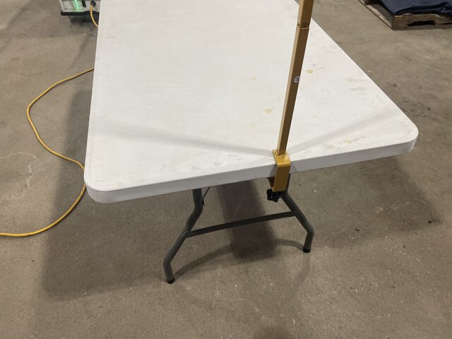 table top balloon arch fits 6 foot and 8 foot tables