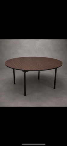 wood top round tables 60in