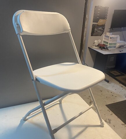 White Folding Chair