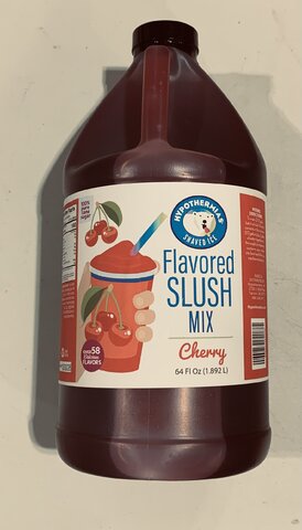 slushie syrup cherry 64 ounces 