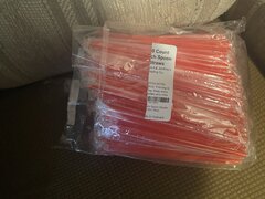 snow cone spoons straws  pack of 25