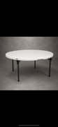 plastic round table 60in