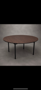 wood top round tables 60in