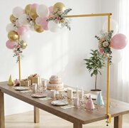 table top balloon arch fits 6 foot and 8 foot tables
