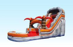 18FT FIRE TOPICAL WATERSLIDE WS1812