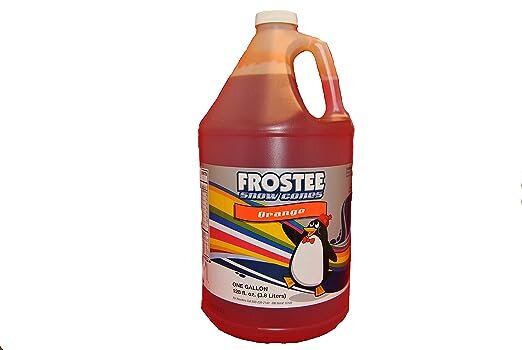 Orange Snow Cone Syrup 1 gal