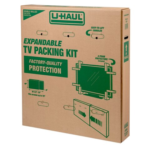 U haul Flat Panel TV box fit up to 70