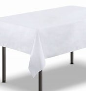 Tablecloth White rectangle disposable