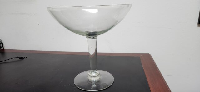 Bowl compote glass serving elevated