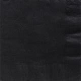 Napkin, Black Paper 2 ply Dinner 50 ct