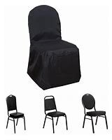 Chair Cover, Banquet Black 