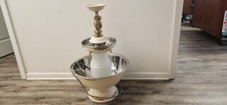 Champagne Fountain 3-gallon ivory 