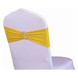 Chair Sash Yellow Spandex