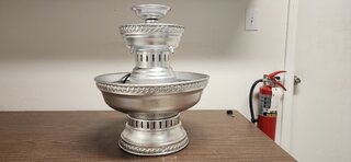 Fountain 3 gal Hostess brushed silver