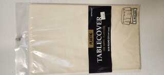 Tablecloth Disposable Ivory 82
