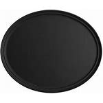 Tray Oval black waiter