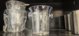 Ice bucket plastic disposable