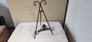 easel small brown tabletop 15