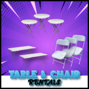 Table and Chair Rentals