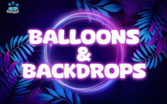 Balloons & Backdrops Rentals