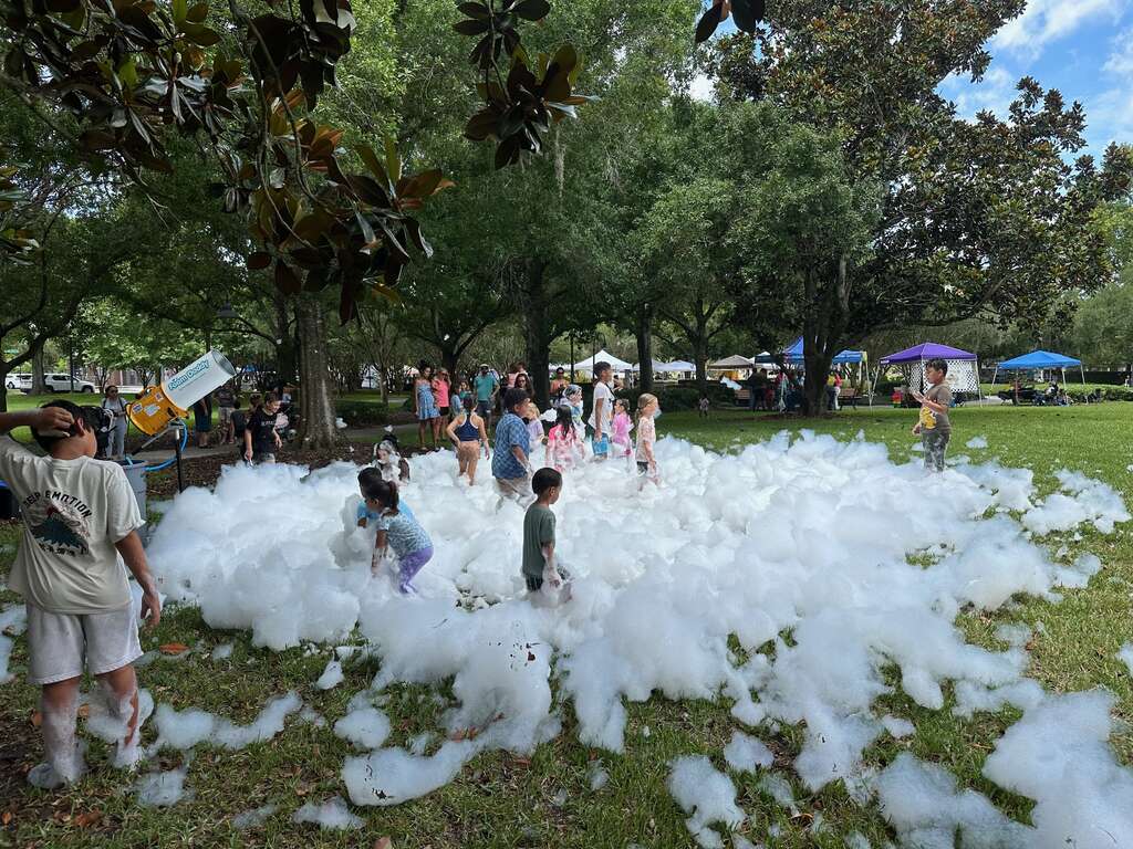 Outdoor foam party experience available for Orlando Florida events